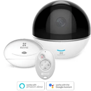 EZVIZ C6T-RF Edition Integrated Alarm System with Camera and Sensors.